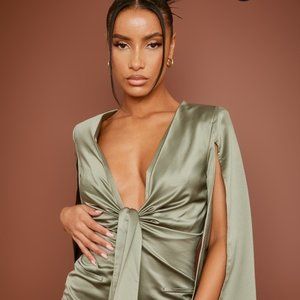 Olive bodycon dress